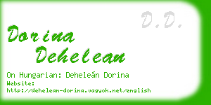 dorina dehelean business card